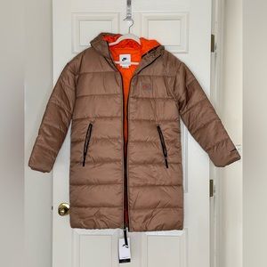 nike long synthetic fill parka jacket